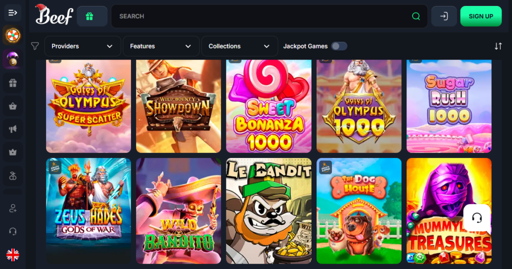 beef casino games