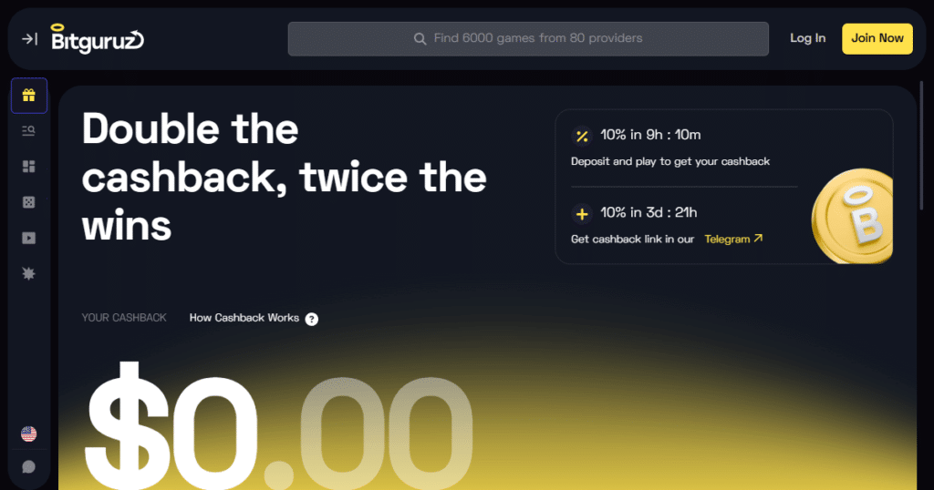 bitguruz casino bonuses