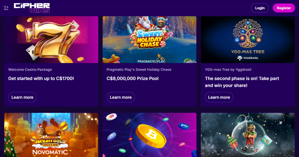 cipherwins casino bonuses