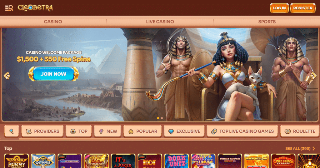 cleobetra casino lobby