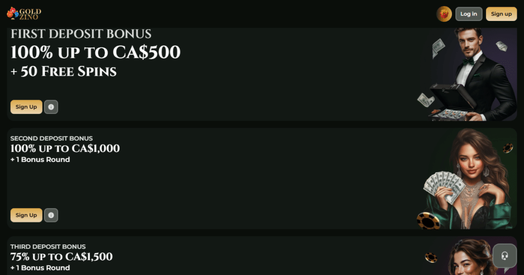 Goldzino Casino 3 goldzino casino bonuses