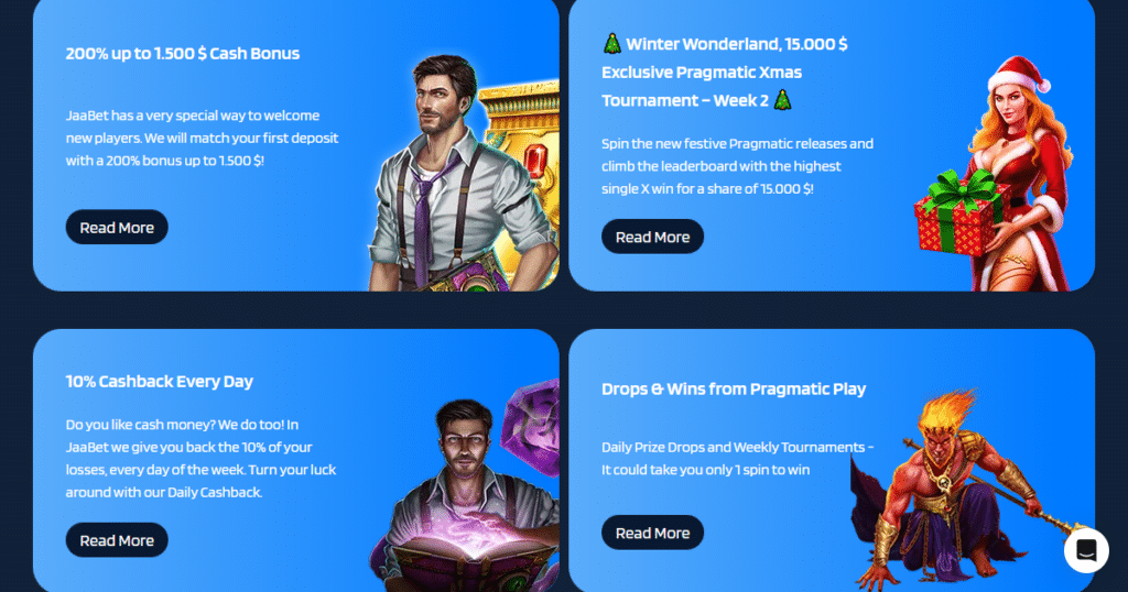 jaabet casino bonuses