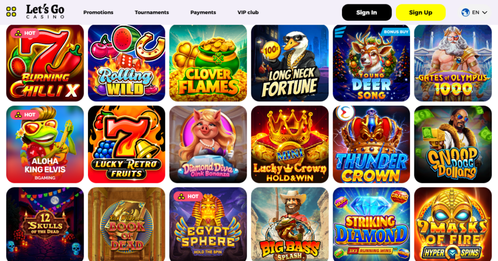 lets go casino games