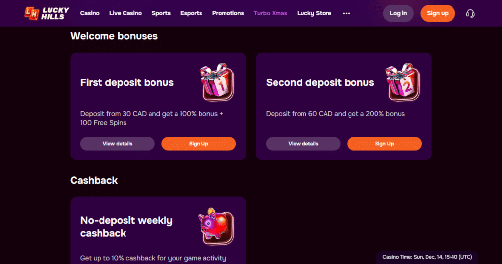 Luckyhills Casino 3 luckyhills casino bonuses