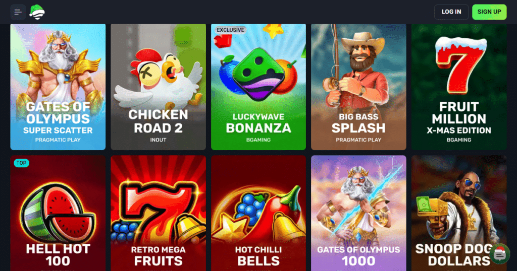 luckywave casino games