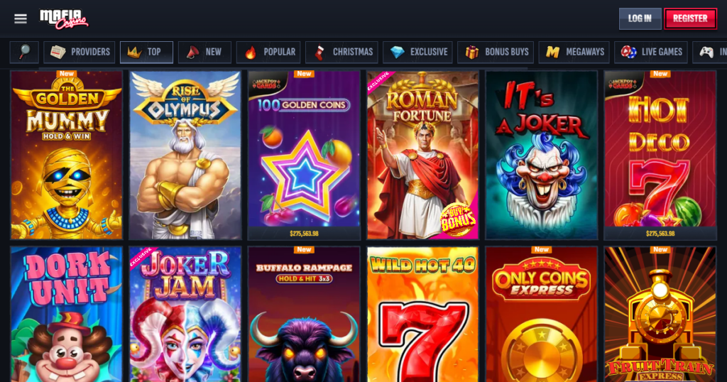 mafia casino games