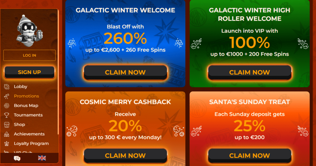 vegazone casino bonuses