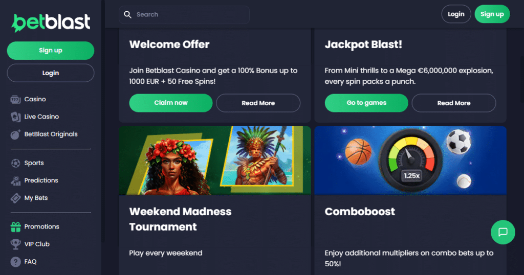 BetBlast Casino 4 betblast promotions