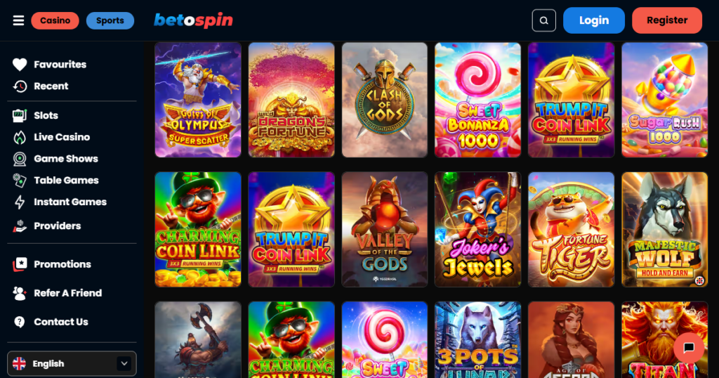 Betospin Casino 4 betospin casino slots