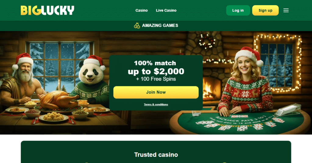 biglucky casino lobby