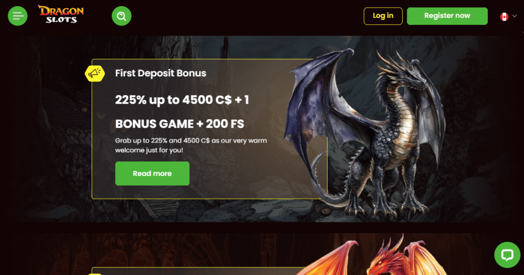 dragon slots casino bonuses