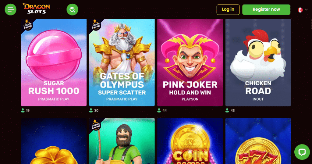 dragon slots casino games