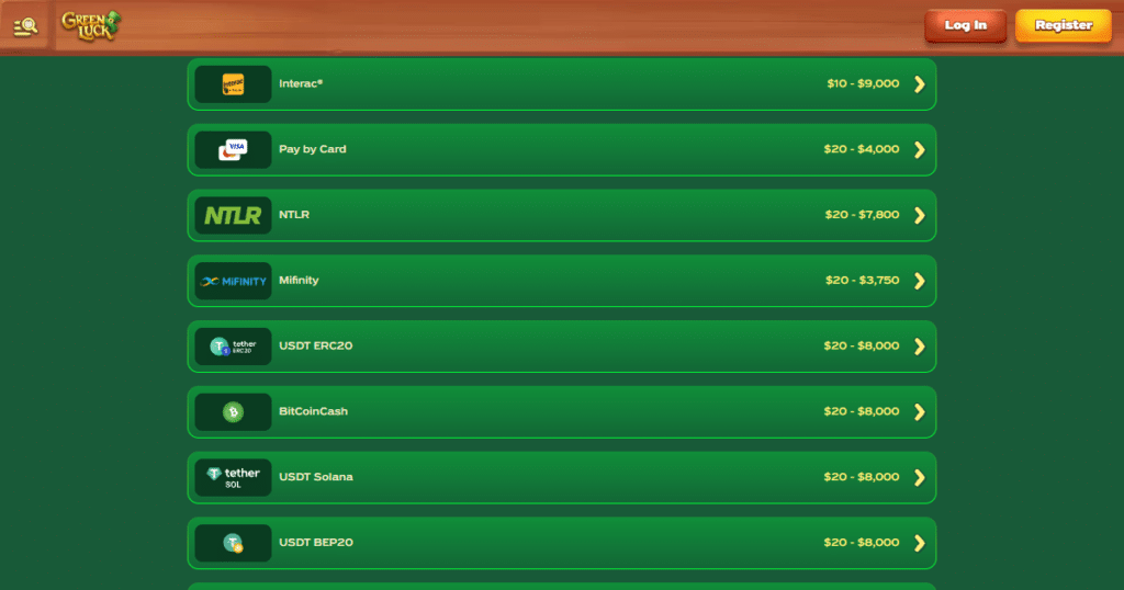 Green Luck Casino 4 green luck casino payments