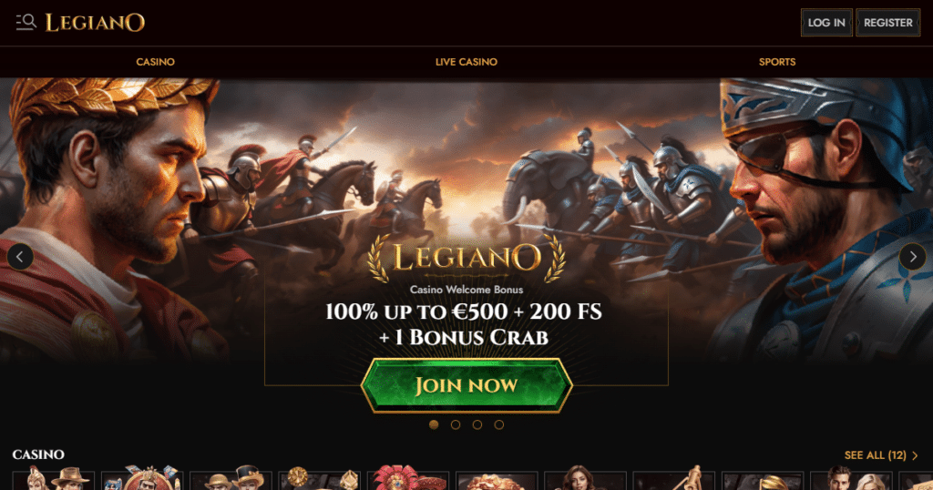 legiano casino lobby