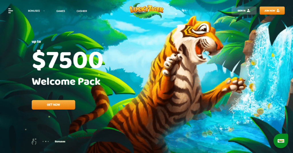 LuckyTiger Casino 1 luckytiger casino lobby