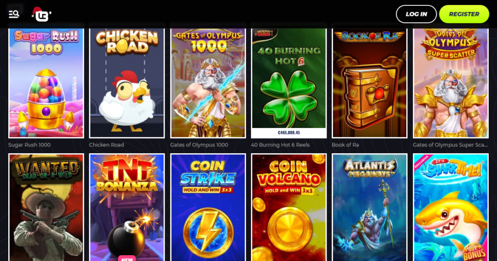 lunubet casino games