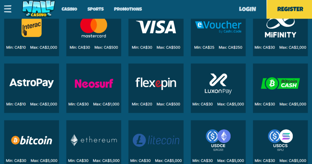 nalu casino payments