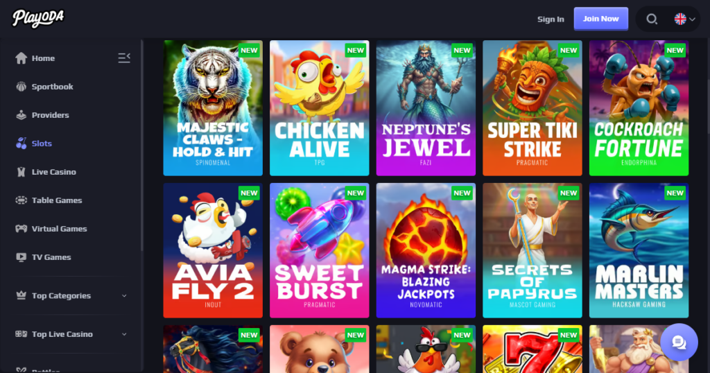 Playoda Casino 3 playoda casino games