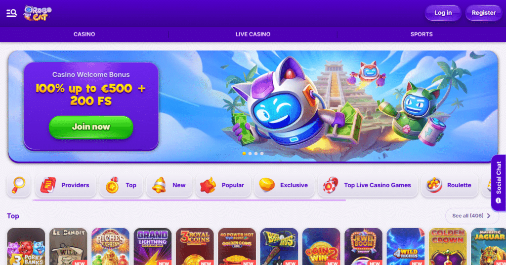 robocat casino
