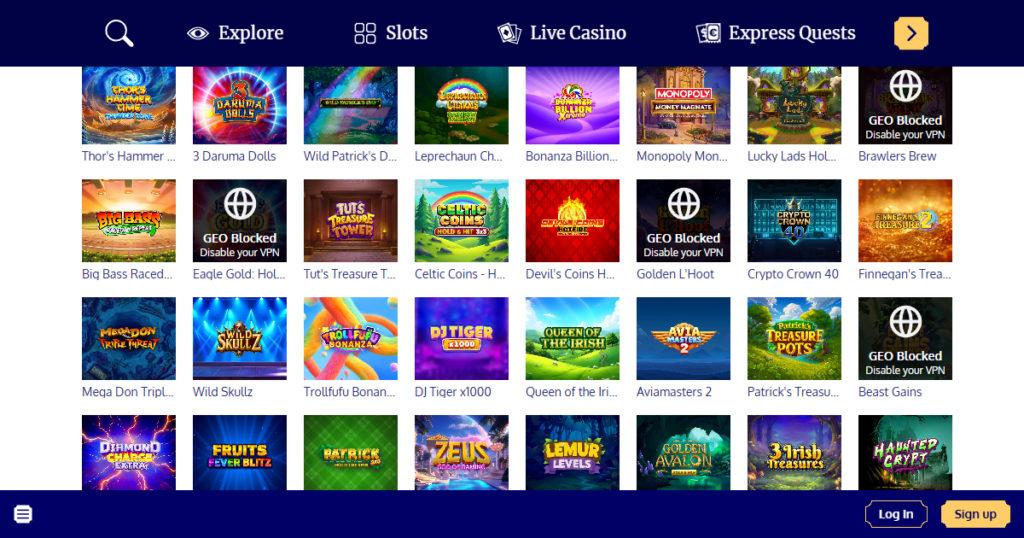 slotexpress casino games