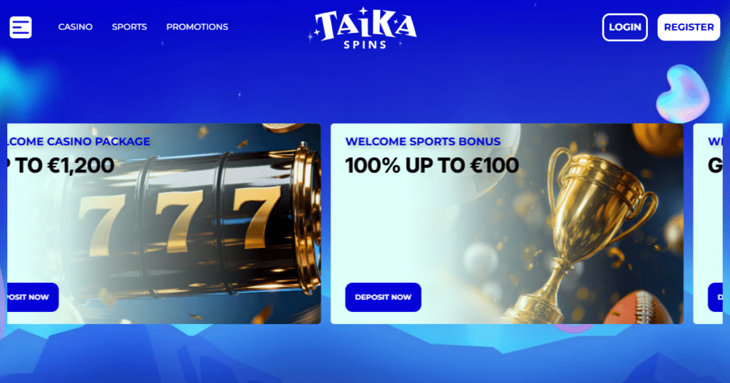 taikaspins casino lobby