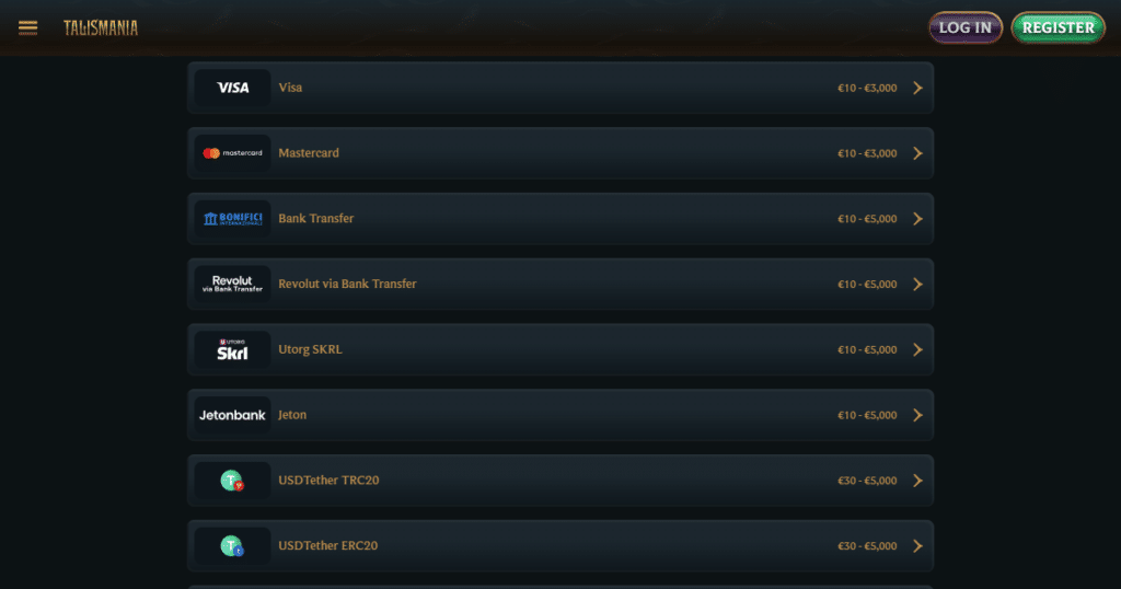 Talismania Casino 4 talismania casino payment