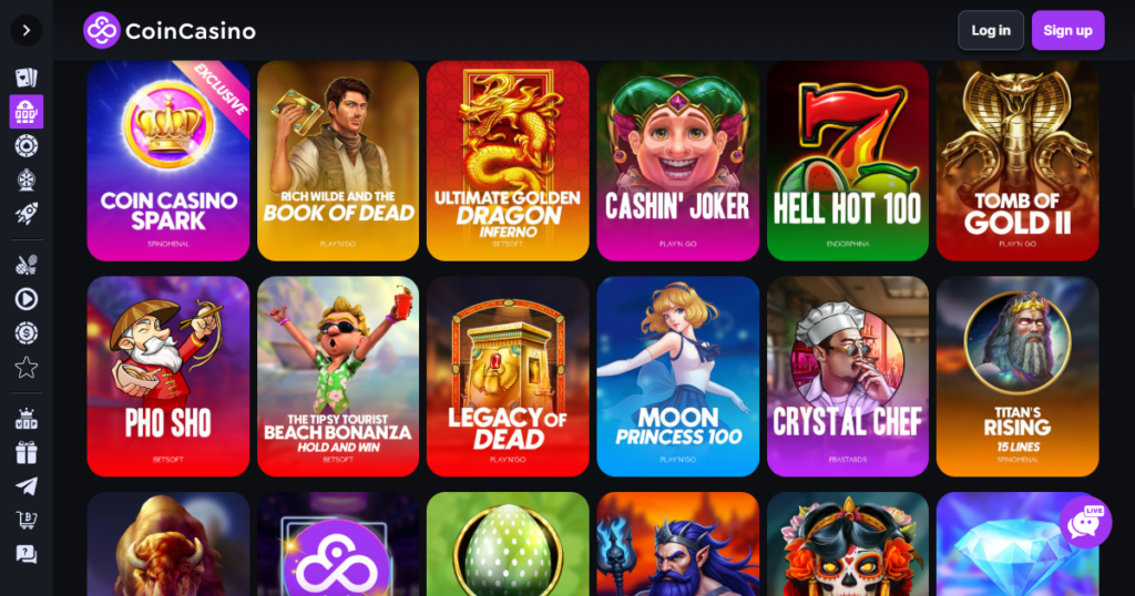 coin casino games