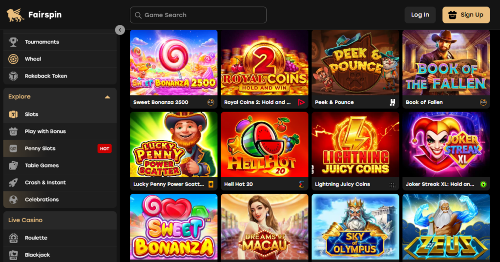 FairSpin Casino 2 fairspin casino games