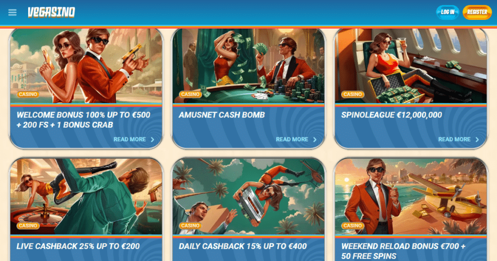 vegasino casino promotions