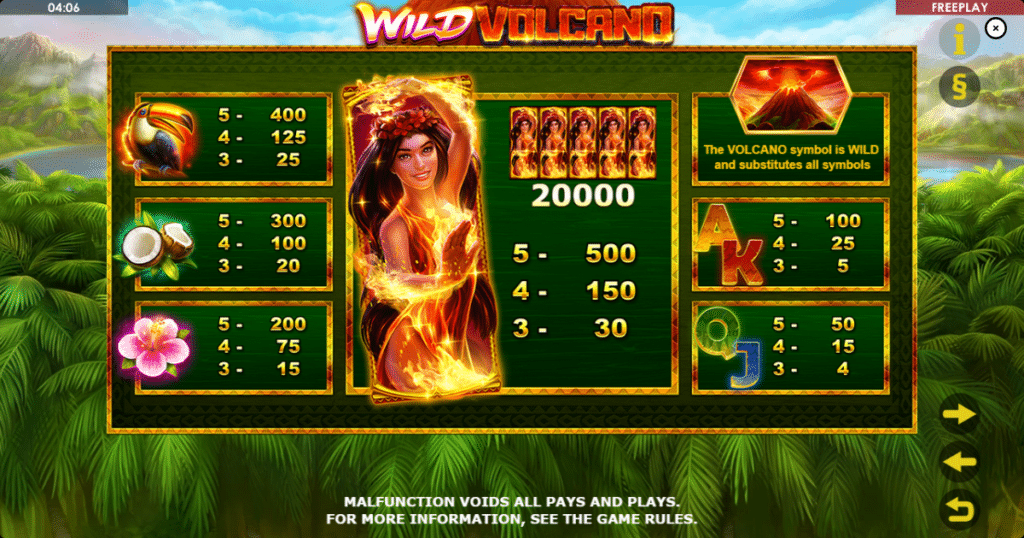Wild Volcano info