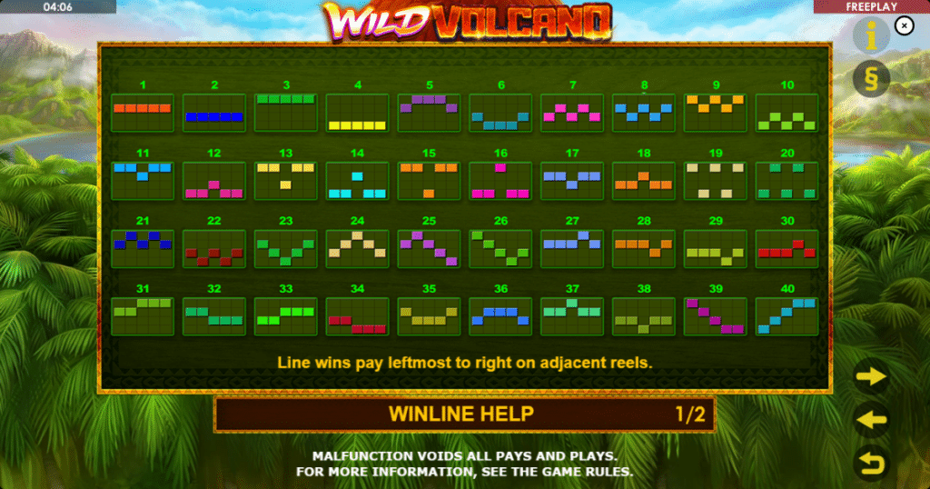 Wild Volcano playlines