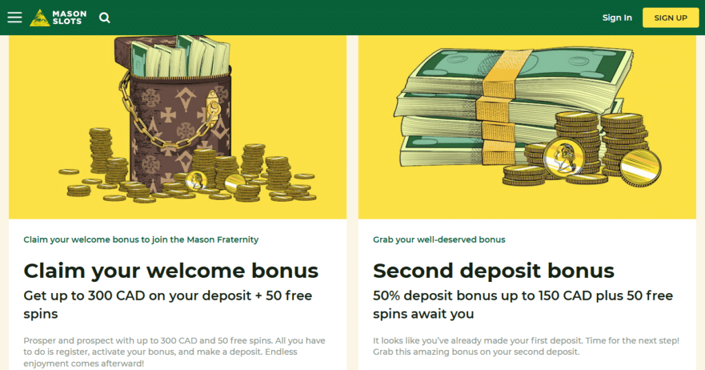 Mason Slots Casino 5 mason slots casino promotions