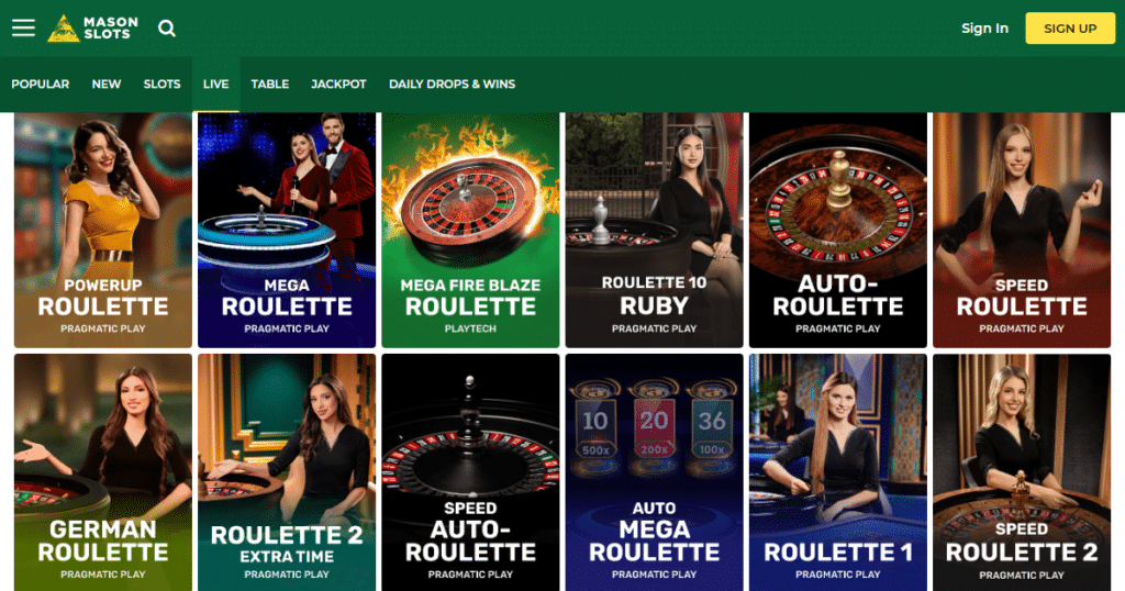 Mason Slots Casino 4 mason slots casino rulette