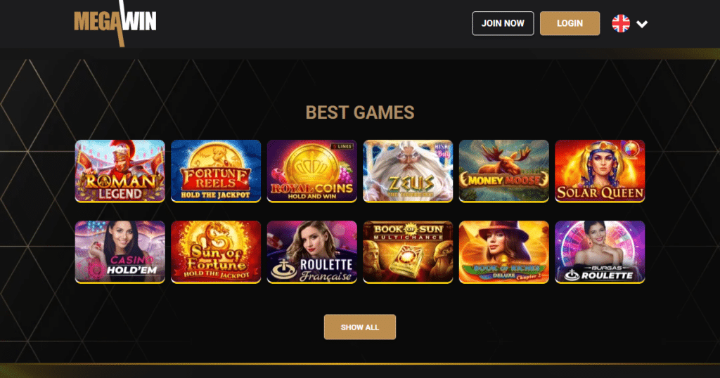 MegaWin Casino 1 megawin casino top games