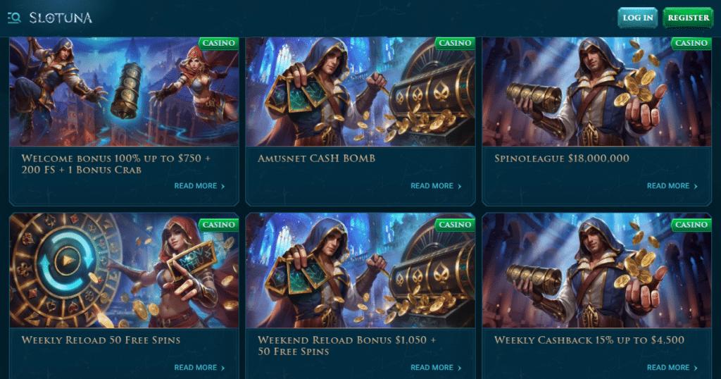 slotuna casino promotions