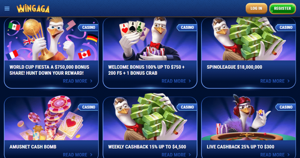 Wingaga Casino 3 wingaga casino promotions